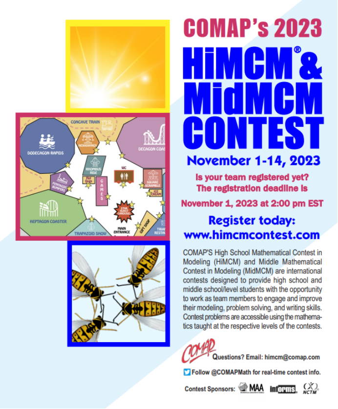 【國際|競賽】HiMCM 美國高中生數學建模競賽備賽特訓營開營啦！