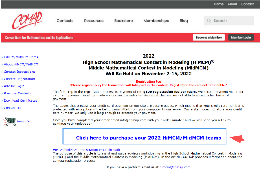重要！2023HiMCM&MidMCM報名啟動，點擊查看報名詳細流程！趕緊收藏！