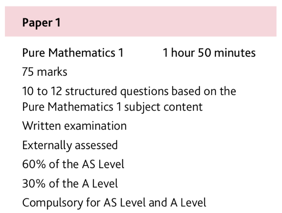 【A-level培訓】CIE Alevel和愛德思數學對比，考試內(nei) 容區別全解析