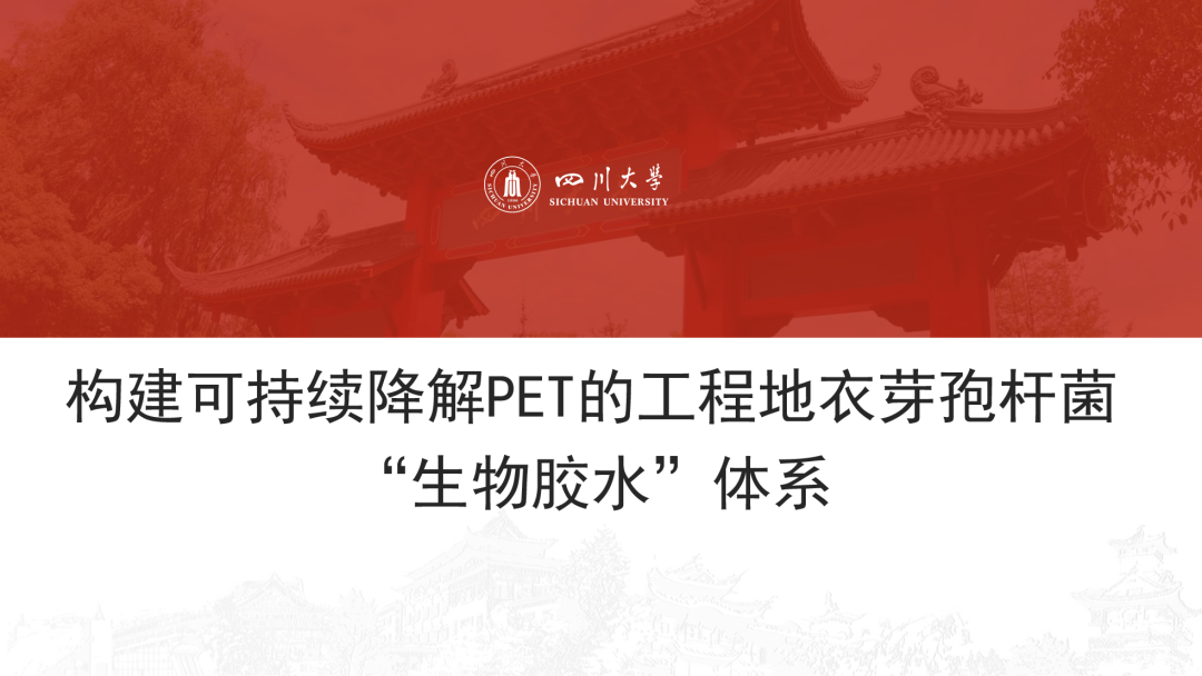 四川大學微生物應用設計大賽決(jue) 賽順利舉(ju) 辦！