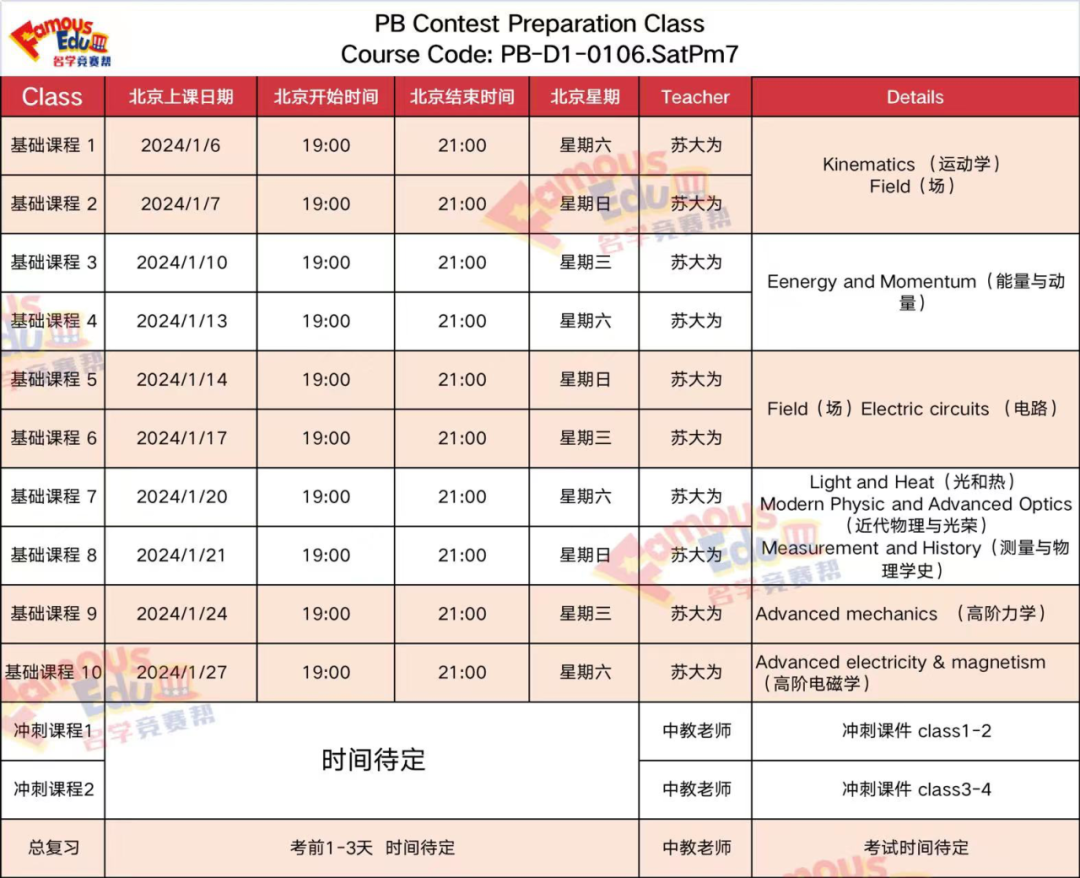 開課通知｜2024物理碗考試時間公布，物理碗報名入口/考試內(nei) 容一文詳解