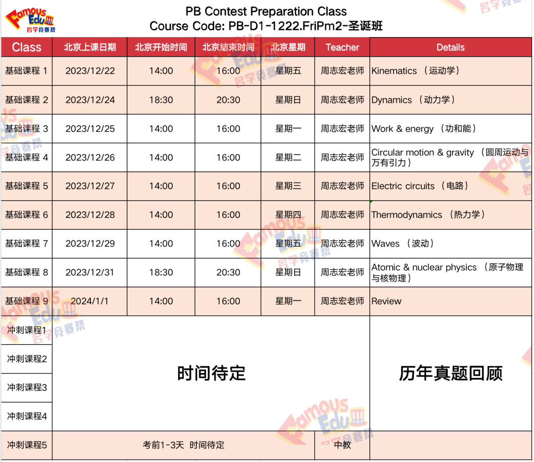 開課通知｜2024物理碗考試時間公布，物理碗報名入口/考試內(nei) 容一文詳解