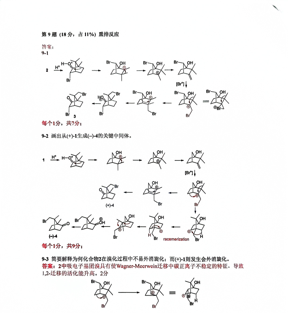 第37屆中國化學奧林匹克決(jue) 賽第二場考試題目公布！明日可查本場成績