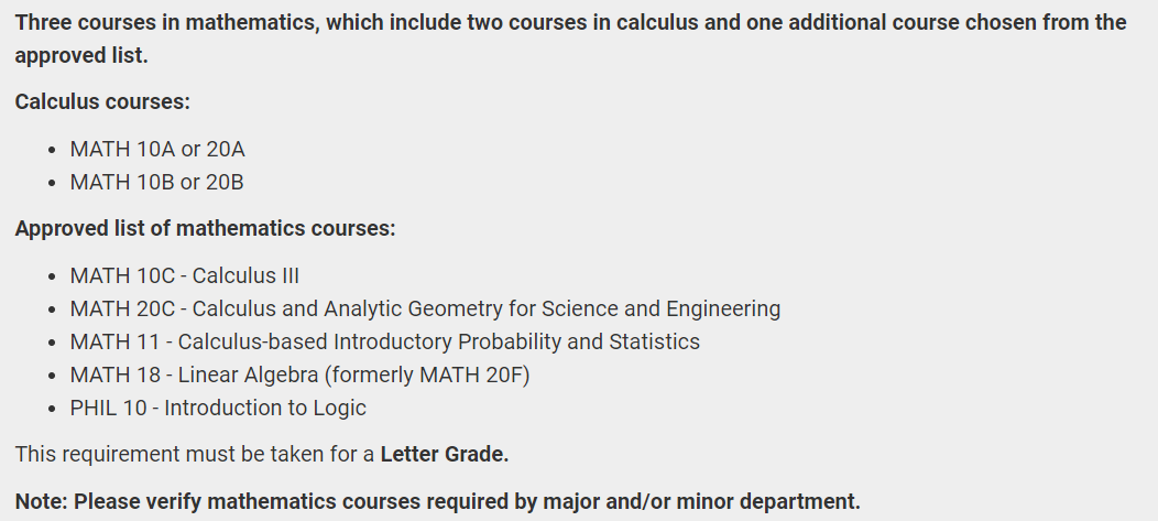 UCSD8所本科學院大解析！內(nei) 附每所學院通識教育GE課程要求！