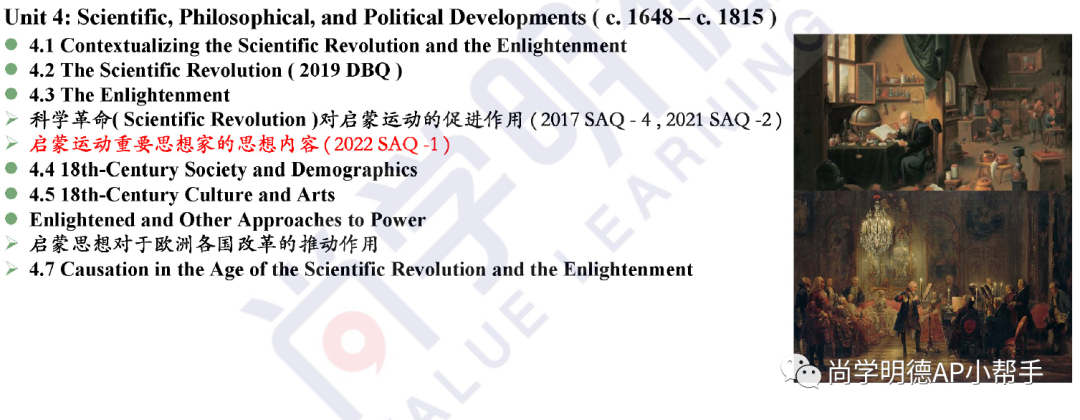 AP考生必讀 | 2024AP歐洲史考試，各單元重難點及備考計劃建議！