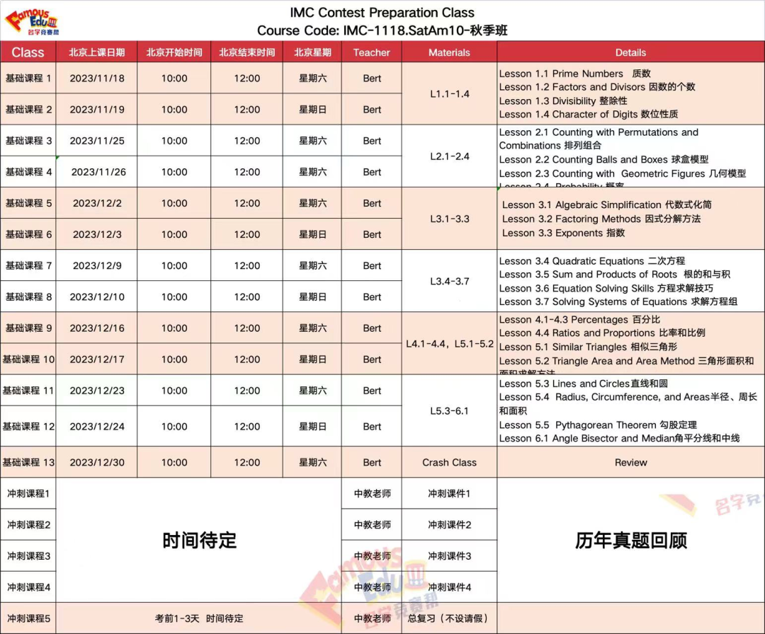 開課通知 | IMC競賽23年獲獎比例公布！你離獎項還有多遠？備賽又該作何準備？