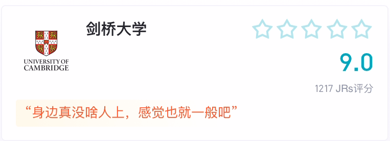 虎撲這個(ge) “英國高校”評分簡直了！劍橋熱評第一：身邊真沒啥人上，感覺也就一般吧！