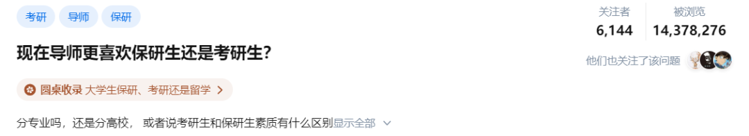 導師們(men) 私下裏都是怎麽(me) 評價(jia) 保研人和考研人的？