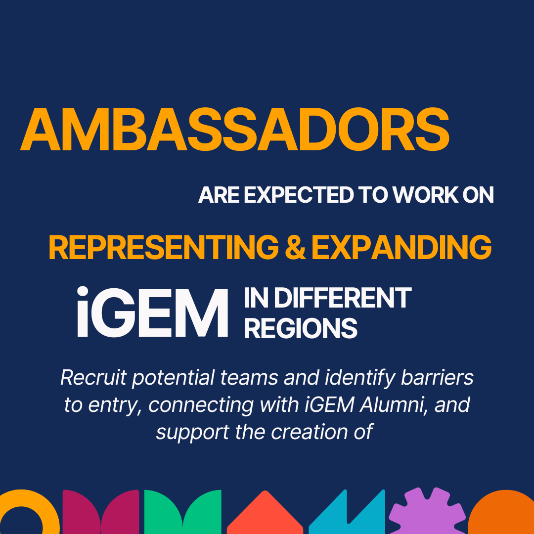 2024 iGEM Ambassdor正在招募!歡迎加入！