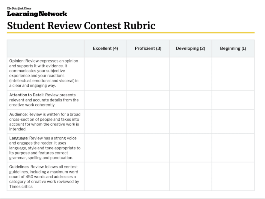 一文詳解NYT Review Contest & 明頓冬課問卷調查
