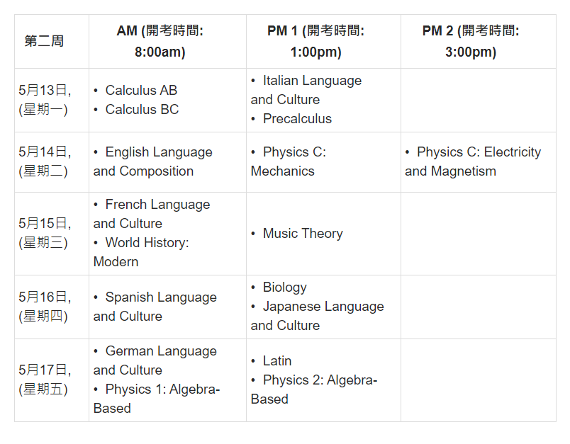 AP中國香港考試局第二輪報名即將開始，最後報名機會(hui) 別過錯！