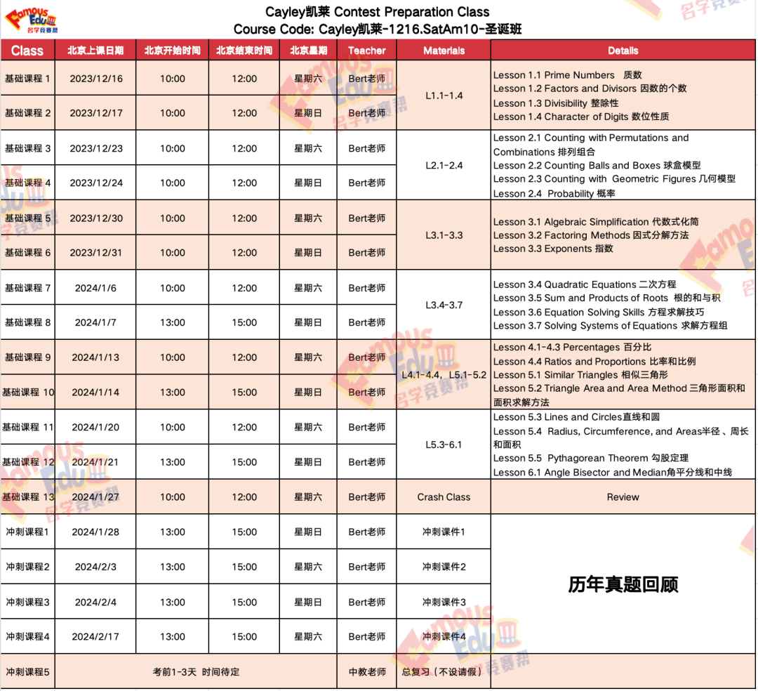 開課通知 | Cayley競賽備考找不到資料咋辦？這些參考資料碼起來！