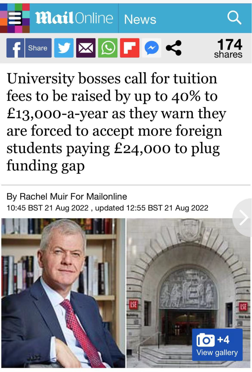 英國政府擬控製移民數量，留學生恐受波及？
