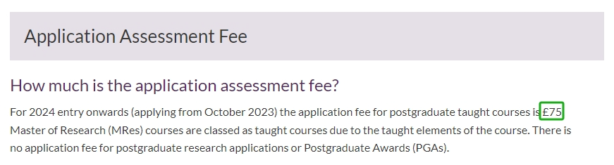 24fall英國QS前100大學申請費都是多少？有大學悄悄上漲？