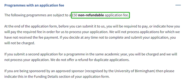 24fall英國QS前100大學申請費都是多少？有大學悄悄上漲？
