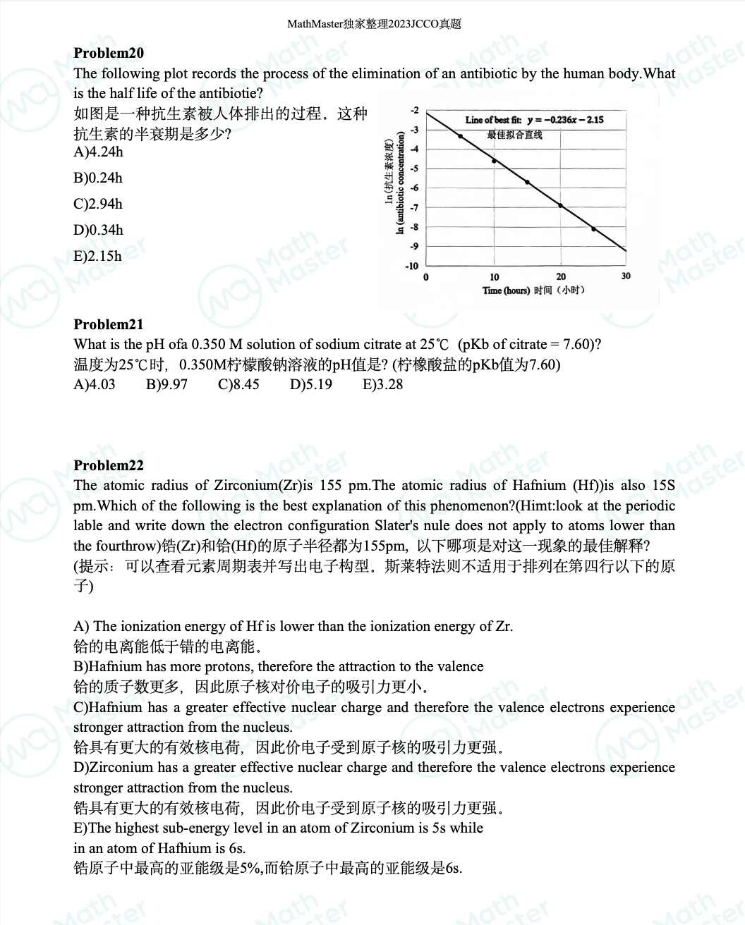 重磅！加拿大JCCO真題答案新鮮出爐！