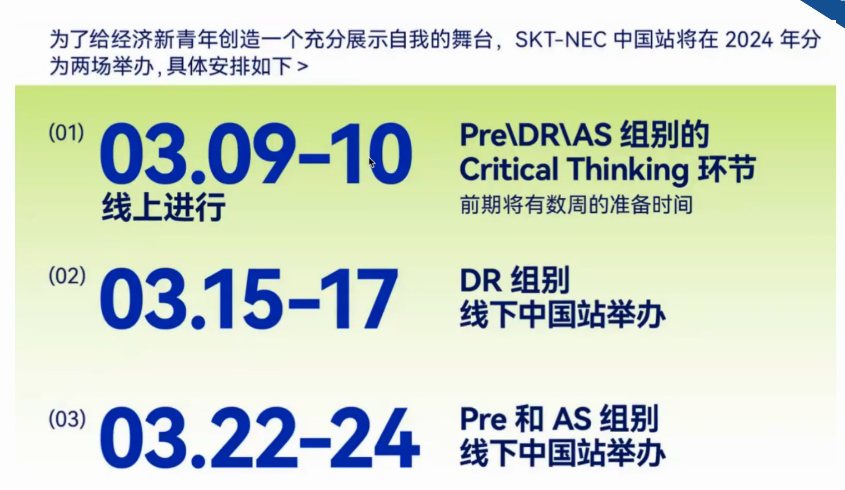 2024NEC中國站，備考時間規劃收好，我在青島等你！