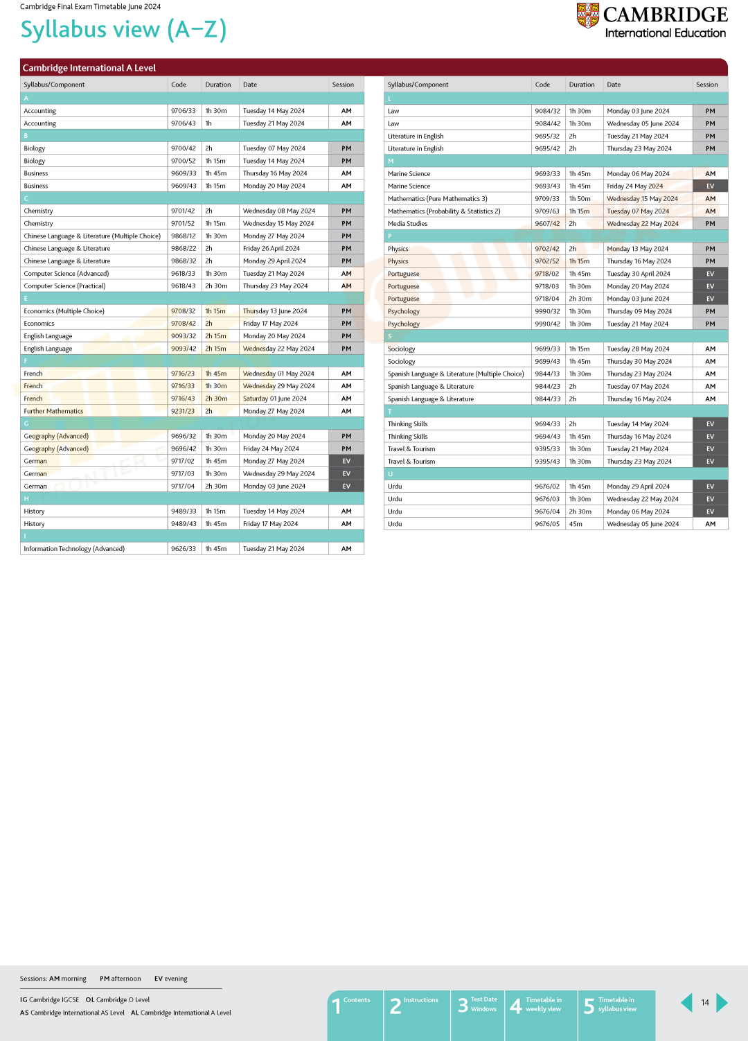 @全體(ti) Alevel考生｜2024夏季大考報名開始啦！5個(ge) 科目將啟用新考綱！