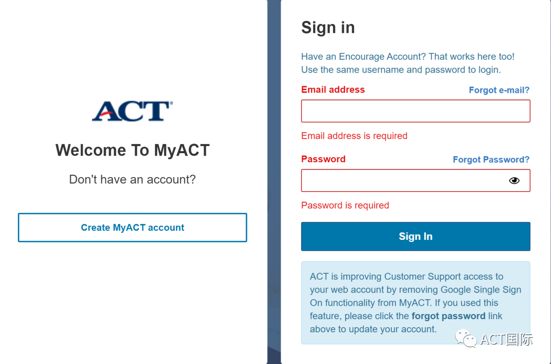 ACT考試報名指南