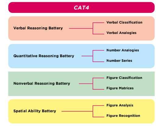 CAT4考試與(yu) 其他國際學校入學考試的區別是什麽(me) ？