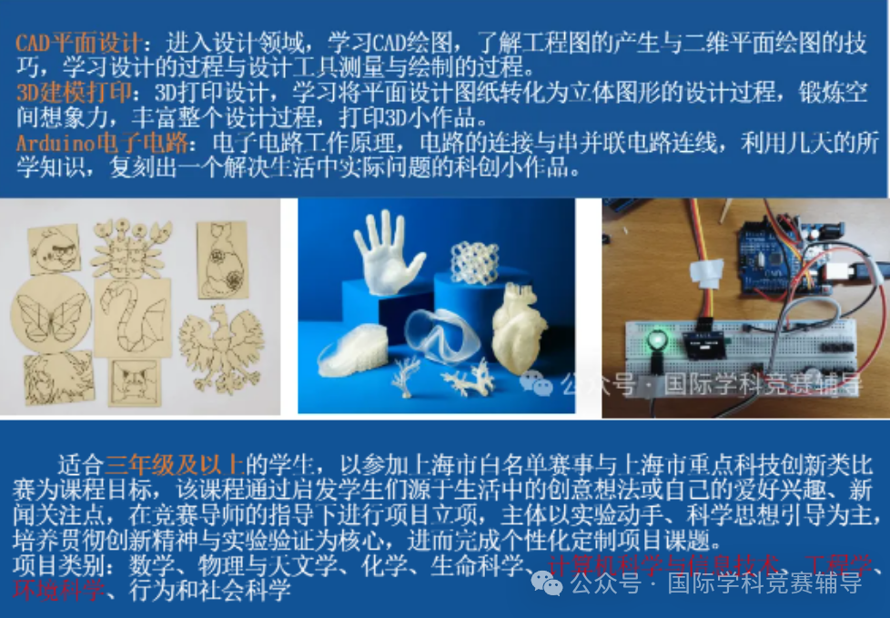 上海三公學校上岸新賽道：1-4年級可衝(chong) 科創賽事