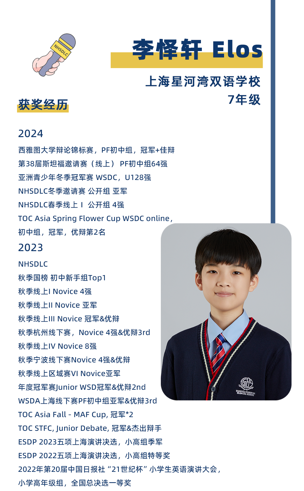 學生采訪 | 秋季國榜斷層第一，李懌軒：進擊的“小孩哥”