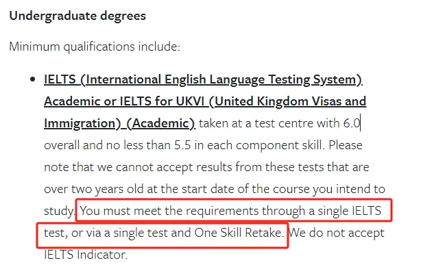 曼大官宣接受雅思單科重考！英國QS前100還有哪些學校認可？
