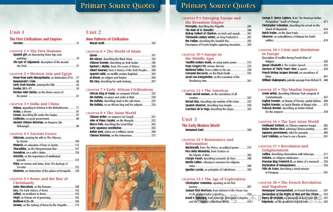 【最詳細解析】《世界曆史》Glencoe World History 北美中學及國際學校指定曆史教材
