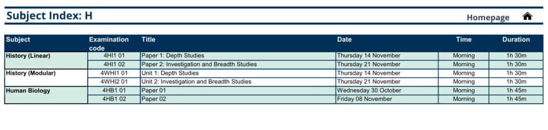 必須收藏！A-Level 三大考試局發布秋季大考時間表！