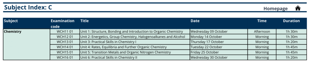 必須收藏！A-Level 三大考試局發布秋季大考時間表！