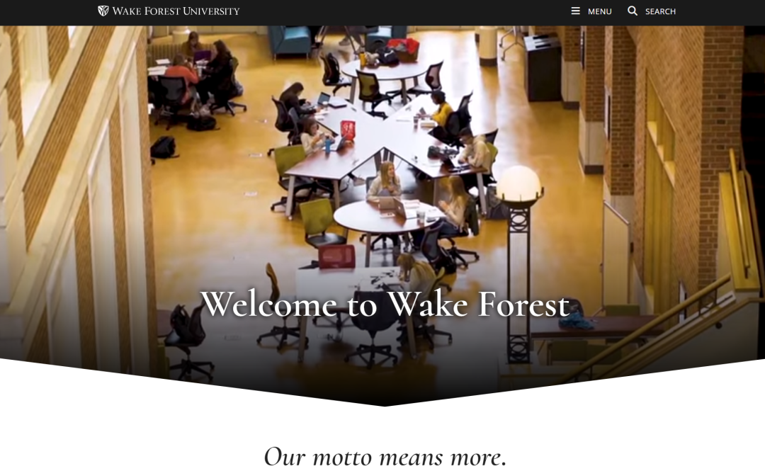 GreenDeer本科｜維克森林大學Wake forest University