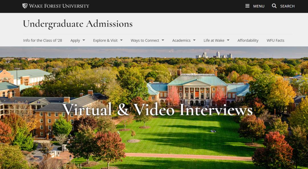 GreenDeer本科｜維克森林大學Wake forest University