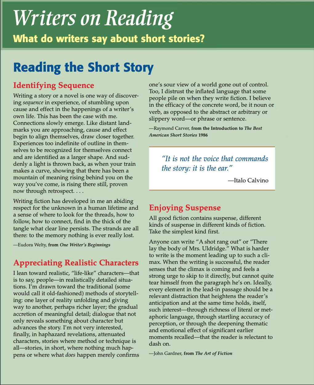 一篇讀懂美國中學頂級閱讀教材 Glencoe Literature- The Reader's Choice