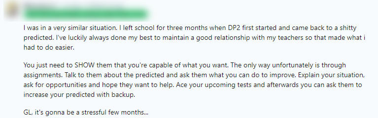 “IB預估32，申請學校要求41分！DP2還有機會(hui) 提高預估分嗎？”
