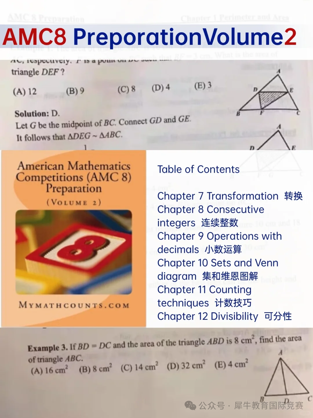 AMC8教材有推薦的嗎？10本AMC8教材分享！附AMC8備考時間規劃+培訓課程