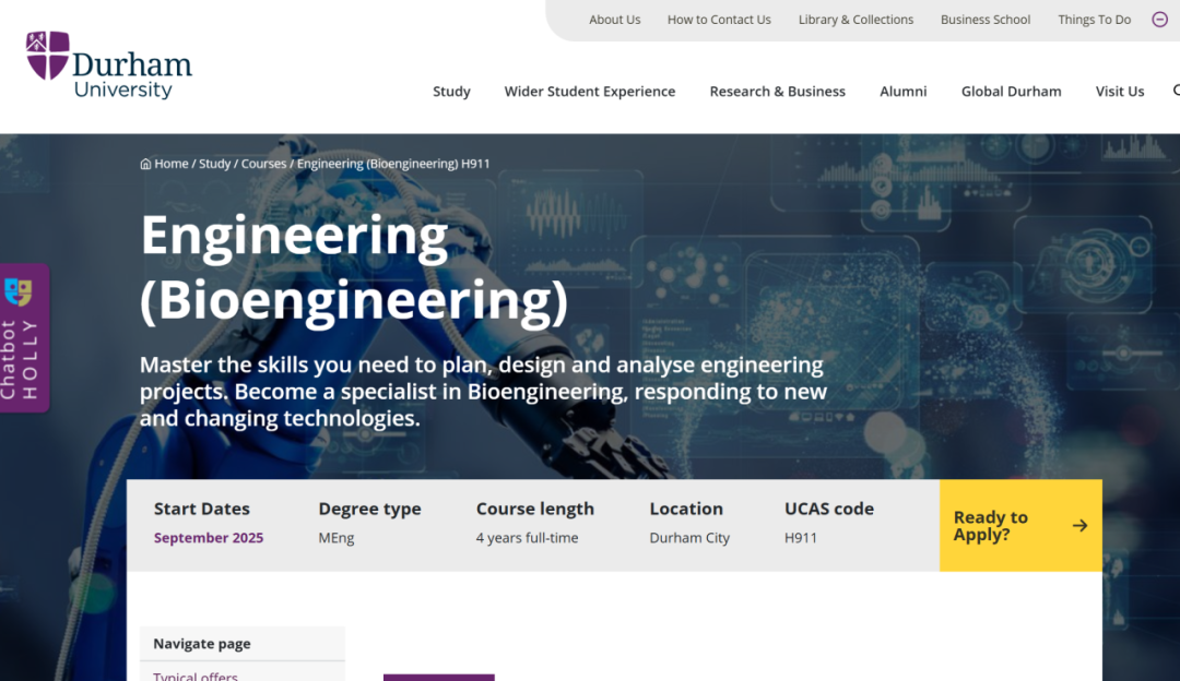2025Fall英國 Top 20大學新增本科專(zhuan) 業(ye) 匯總！包括UCL、愛丁堡、杜倫(lun) …