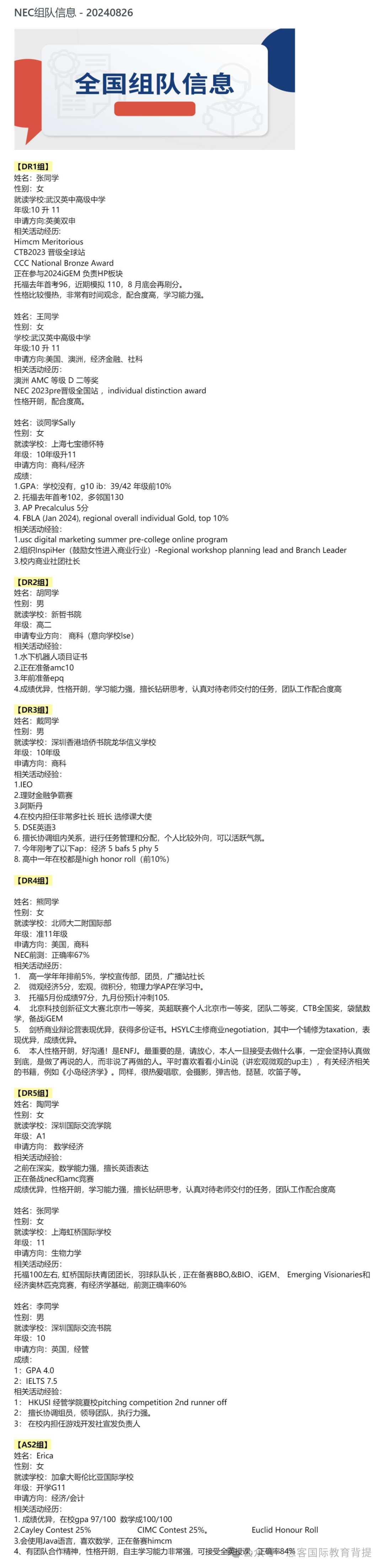 NEC競賽新賽季組隊已開啟！機構NEC競賽輔導培訓課程介紹