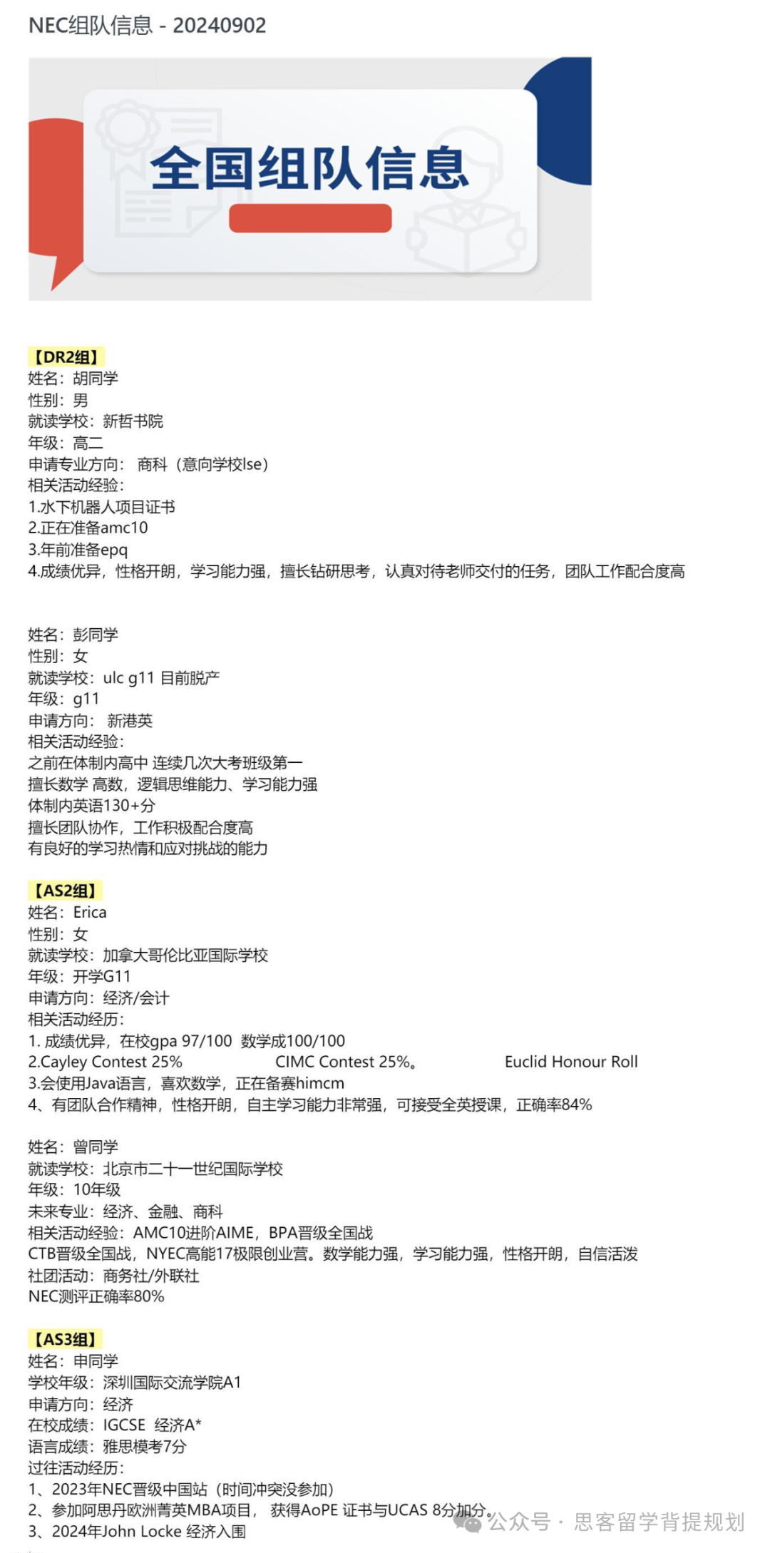 NEC競賽DR組和AS組怎麽(me) 選？NEC PR/DR/AS組別區別/競賽規則/組隊/備賽方法